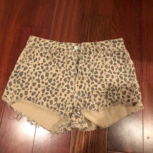 PACSUN Leopard Print Shorts